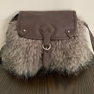 Brown Fuzzy Handbag